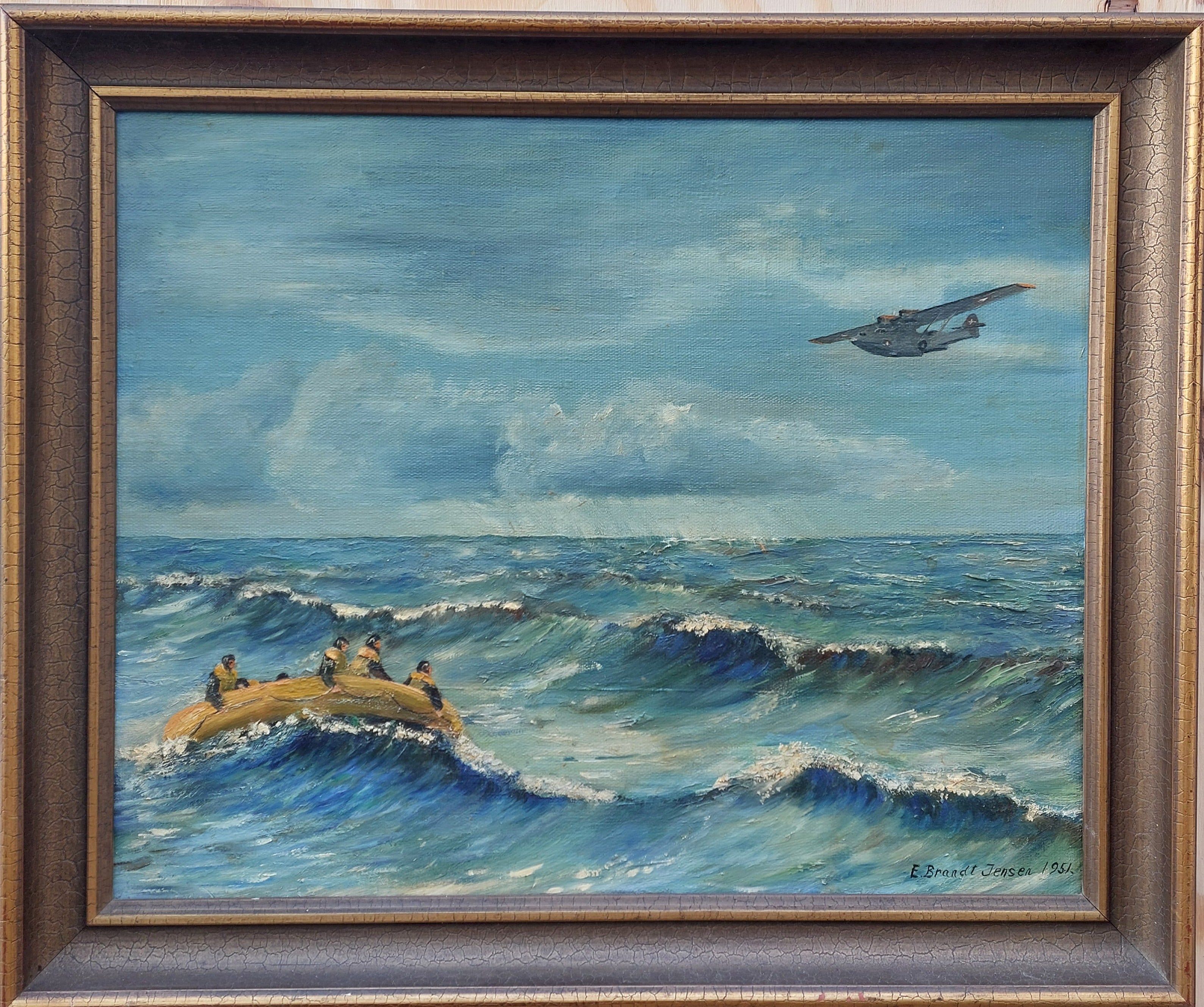 561                               900 kr.
E Brandt Jensen 1951
42x52 (50x60)