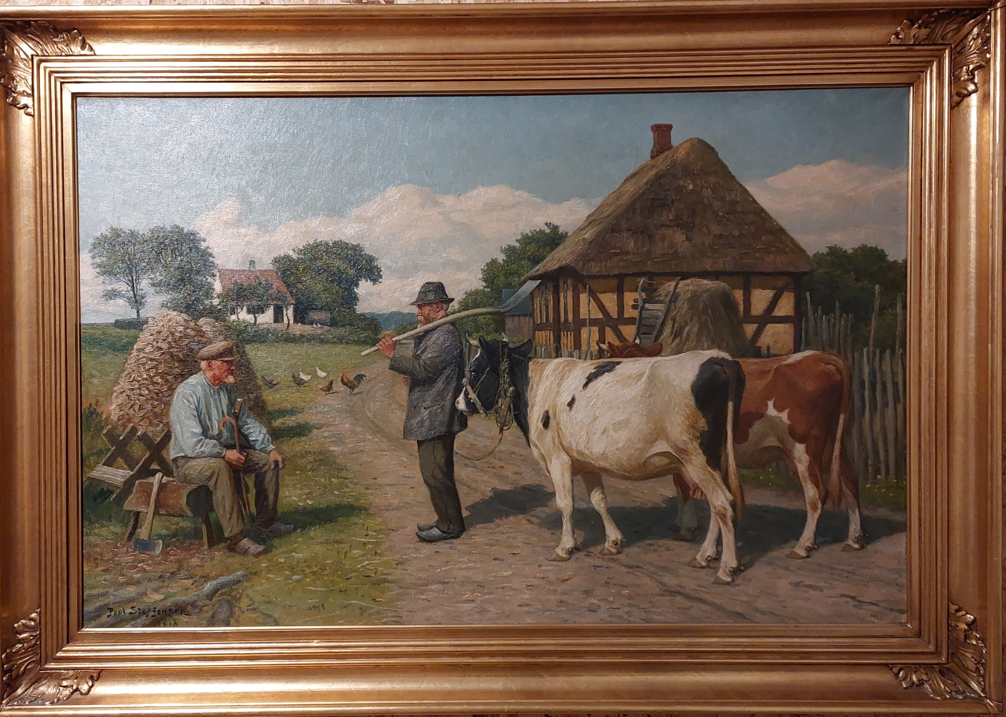 633                                          3.900 kr.                      
Poul Steffensen 1918
66x100 (82x116)