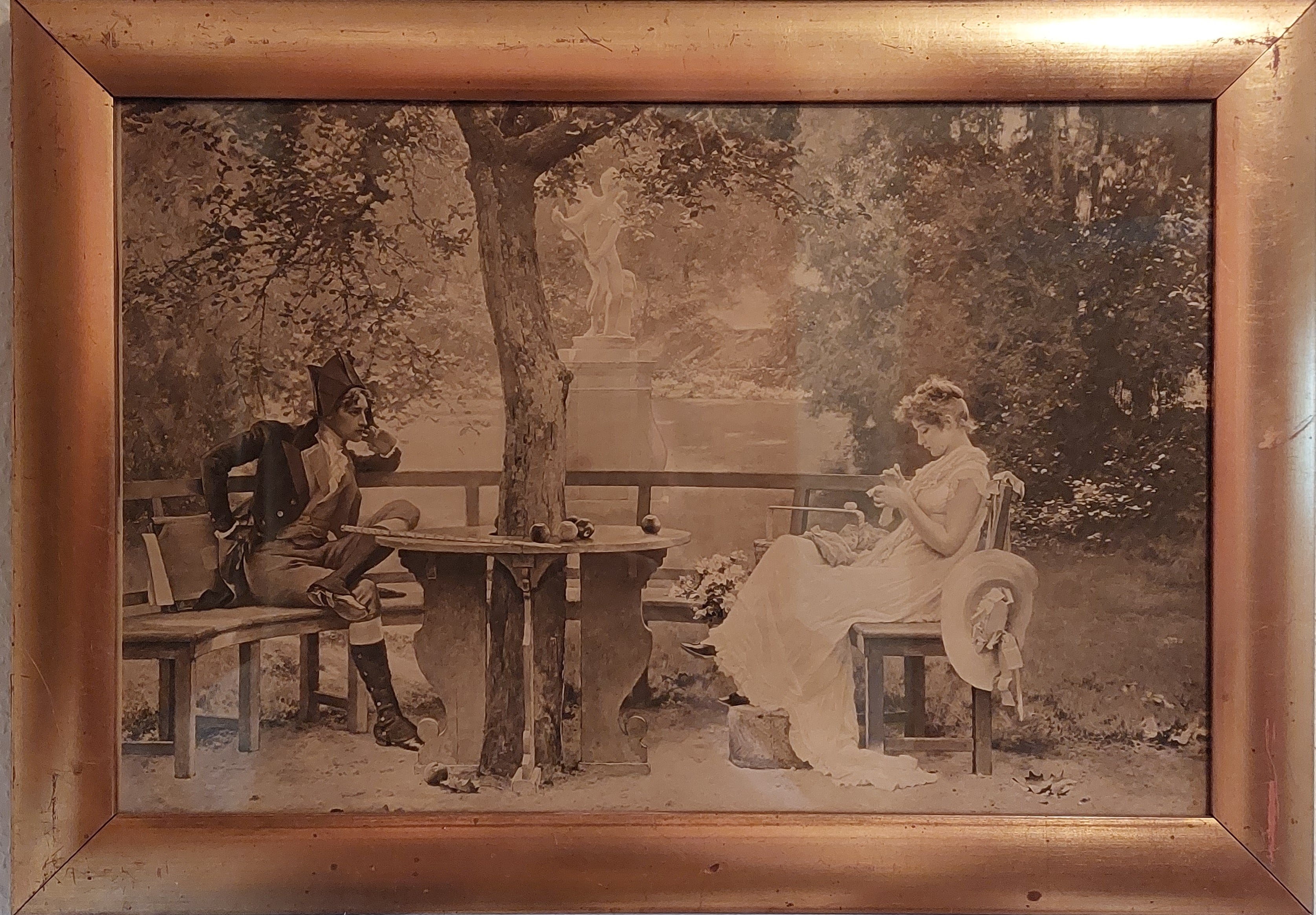 Tryk bag glas                   400 kr.
26x47 (34x55)