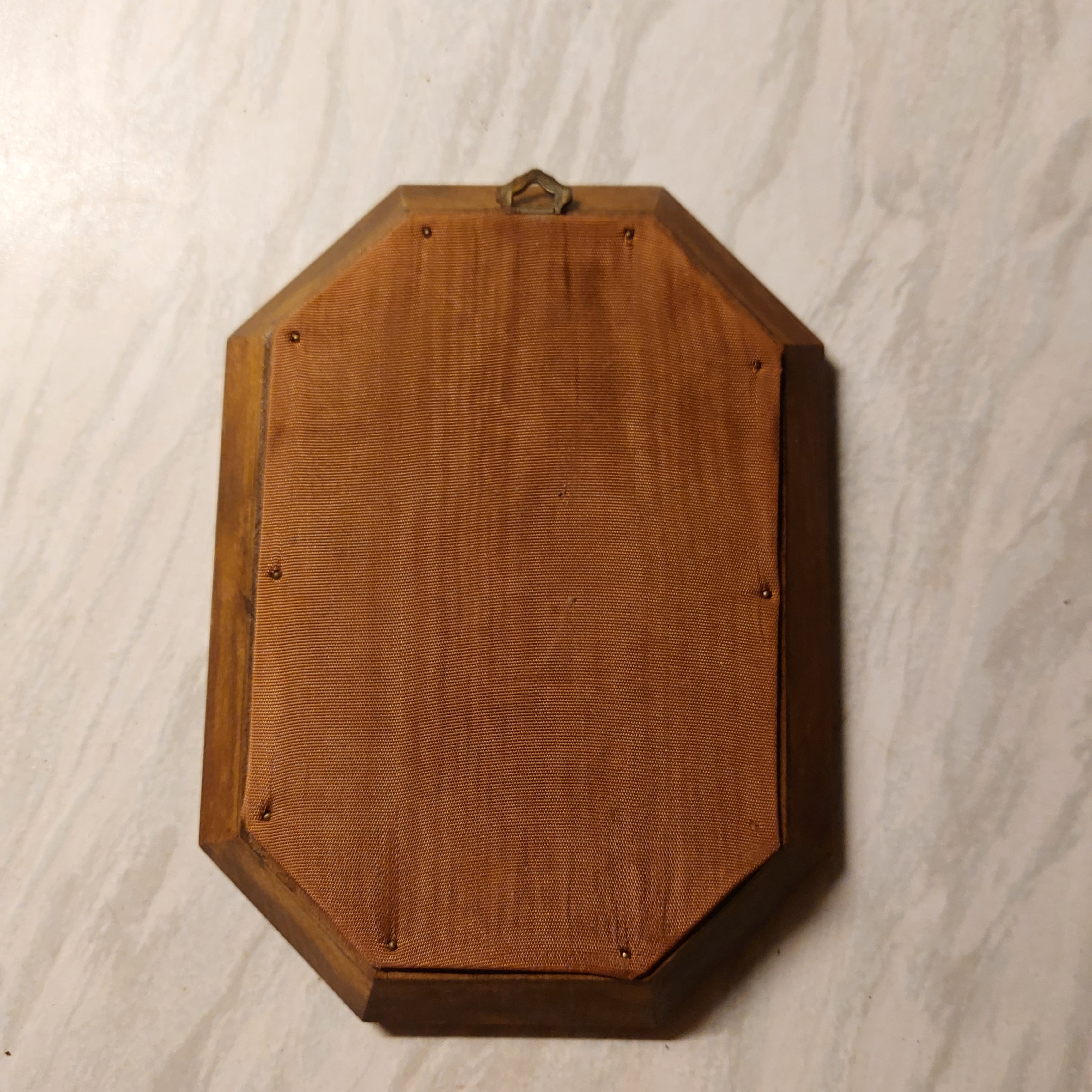 Bagside af miniture maleriet